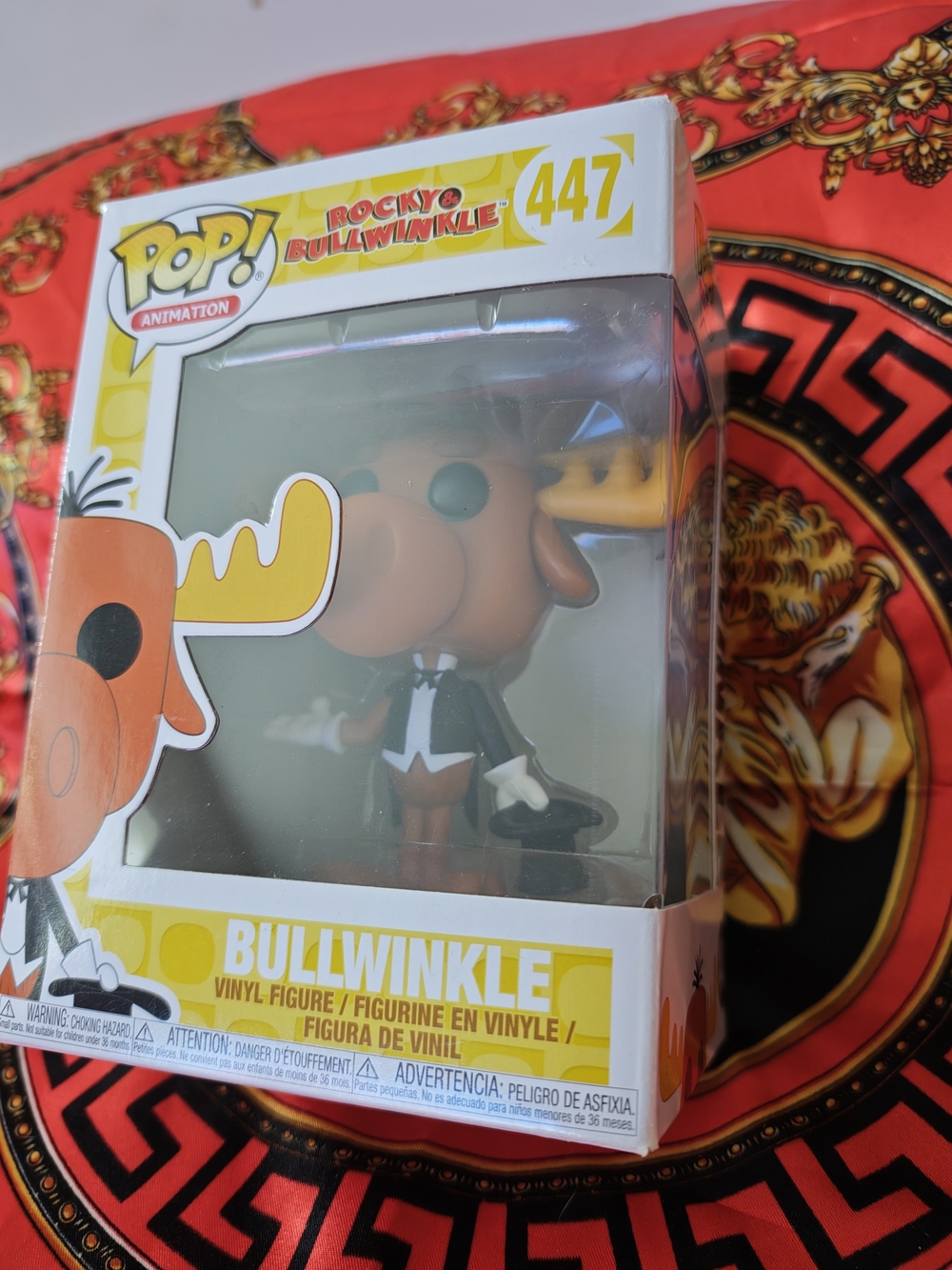 Bullwinkle Funko Pop Box